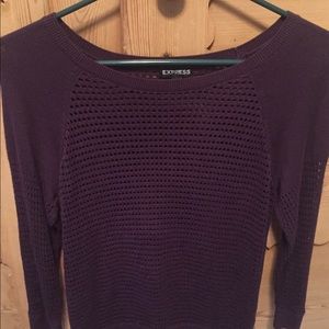 Express eggplant sweater